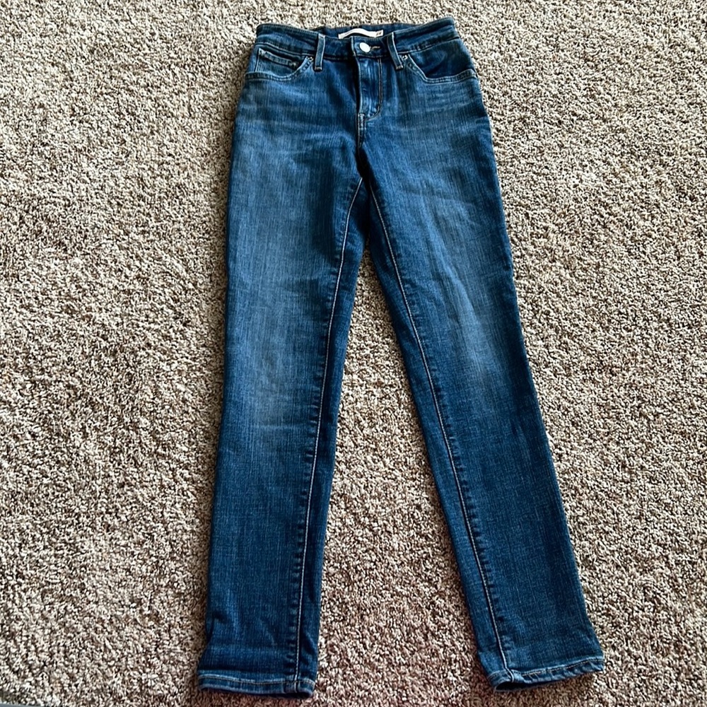 Levi’s high rise skinny jeans